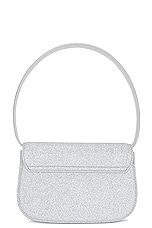 Diesel Loop Handbag in Silver, view 4, click to view large image.