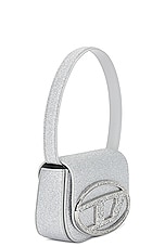 Diesel Loop Handbag in Silver, view 5, click to view large image.