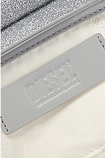 Diesel Loop Handbag in Silver, view 7, click to view large image.