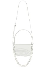 Diesel Loop &amp; Chain Handbag in White, view 1, click to view large image.