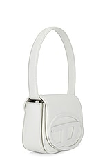 Diesel Loop &amp; Chain Handbag in White, view 5, click to view large image.