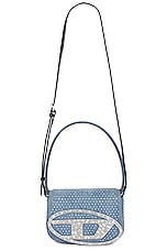 Diesel Dotted Loop Handbag in Blue, view 1, click to view large image.