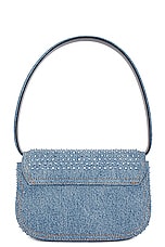 Diesel Dotted Loop Handbag in Blue, view 4, click to view large image.