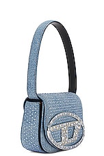 Diesel Dotted Loop Handbag in Blue, view 5, click to view large image.