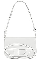 Diesel Clutch With Strap Handbag in White, view 1, click to view large image.