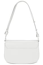 Diesel Clutch With Strap Handbag in White, view 3, click to view large image.