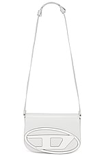Diesel Clutch With Strap Handbag in White, view 6, click to view large image.