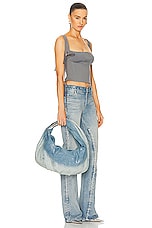 Diesel Medium Hobo Bag in Electric & Blue, view 2, click to view large image.