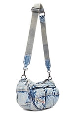 Diesel Travel 3000 Shoulder Bag in Indigo & Blue, view 4, click to view large image.