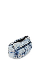 Diesel Travel 3000 Shoulder Bag in Indigo & Blue, view 5, click to view large image.
