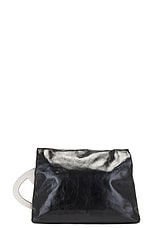 Diesel Big-D Pouch Bag in Black, view 2, click to view large image.