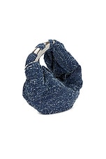 Diesel Small Grab Hobo Bag in Blue, view 4, click to view large image.