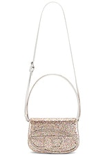 Diesel 1DR Shoulder Bag in Pink, view 1, click to view large image.