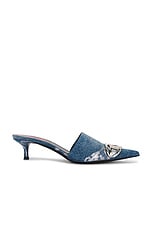 Diesel Venus Mule in Blue, view 1, click to view large image.