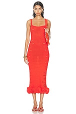 Diotima Moore Dress in Hibiscus, view 1, click to view large image.