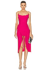 Dion Lee Ventral Boned Folded Dress in Candy, view 1, click to view large image.