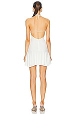 Dion Lee Gradient Chain Mini Dress in Ivory, view 3, click to view large image.