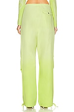 Dion Lee Sunfade Parachute Pants in Light Zest, view 4, click to view large image.