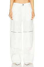 Dion Lee Workwear Pant in IVORY, view 1, click to view large image.