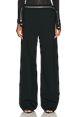 Dion Lee Zip Access Trouser in Black, view 1, click to view large image.