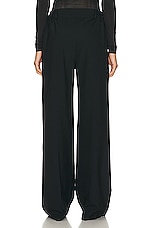 Dion Lee Zip Access Trouser in Black, view 3, click to view large image.