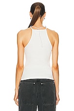 Dion Lee Barball Tank in Ivory, view 3, click to view large image.