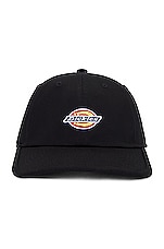 Dickies Ultra Low Profile Cap in Black, view 1, click to view large image.