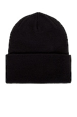 Dickies Tall Beanie in Black, view 2, click to view large image.