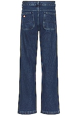Dickies Loose Fit Double Knee Denim Jean in Stonewashed Vintage Blue, view 2, click to view large image.