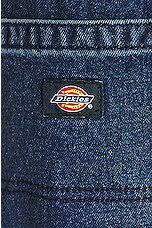 Dickies Loose Fit Double Knee Denim Jean in Stonewashed Vintage Blue, view 3, click to view large image.
