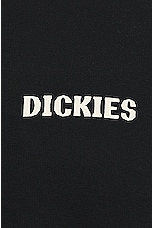 Dickies Chest Hit Logo Hoodie in Black, view 3, click to view large image.