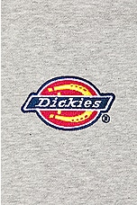Dickies Chest Hit Logo Hoodie in Heather Gray, view 3, click to view large image.