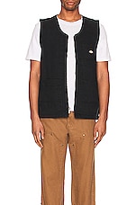 Dickies Duck Carpenter Vest in Stonewashed Black, view 5, click to view large image.