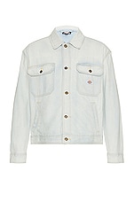 Dickies Madison Denim Jacket in Light Denim, view 1, click to view large image.