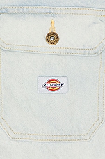 Dickies Madison Denim Jacket in Light Denim, view 3, click to view large image.