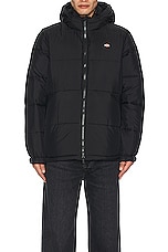Dickies Waldenburg Hooded Jacket in Black, view 4, click to view large image.