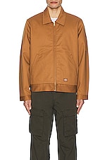 Dickies Insulated Eisenhower Jacket in Brown Duck, view 4, click to view large image.