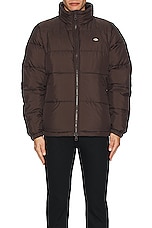 Dickies Waldenburg Jacket in Chocolate Brown, view 4, click to view large image.