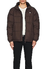 Dickies Waldenburg Jacket in Chocolate Brown, view 5, click to view large image.