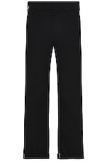 Dickies Flat Front Double Knee Straight Leg in Black, view 1, click to view large image.