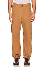 Dickies Duck Carpenter Pants in Stonewashed Brown Duck, view 5, click to view large image.