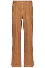 Dickies Double Front Duck Pants in Stonewashed Brown Duck, view 1, click to view large image.