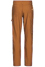 Dickies Flex Duck Carpenter Pant in Brown Duck, view 2, click to view large image.