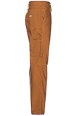 Dickies Flex Duck Carpenter Pant in Brown Duck, view 3, click to view large image.