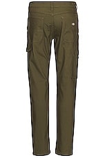 Dickies Flex Duck Carpenter Pant in Military Green, view 2, click to view large image.