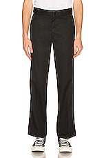 Dickies 874 Work Straight Leg Pant in Black, view 3, click to view large image.