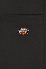 Dickies Loose Fit Double Knee Work Pant in Black, view 3, click to view large image.