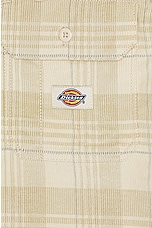 Dickies Duck Canvas Long Sleeve Shirt in Corduroy Check Light Base, view 3, click to view large image.