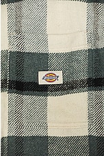 Dickies Plaid Coaling Long Sleeve Shirt in Coaling Check Light Base, view 3, click to view large image.