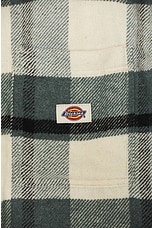 Dickies Plaid Coaling Long Sleeve Shirt in Coaling Check Light Base, view 3, click to view large image.